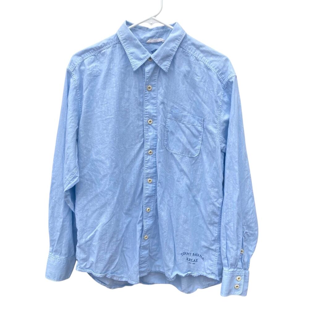 Tommy Bahama Relax Mens Size M Casual Button Up Shirt Long Sleeve